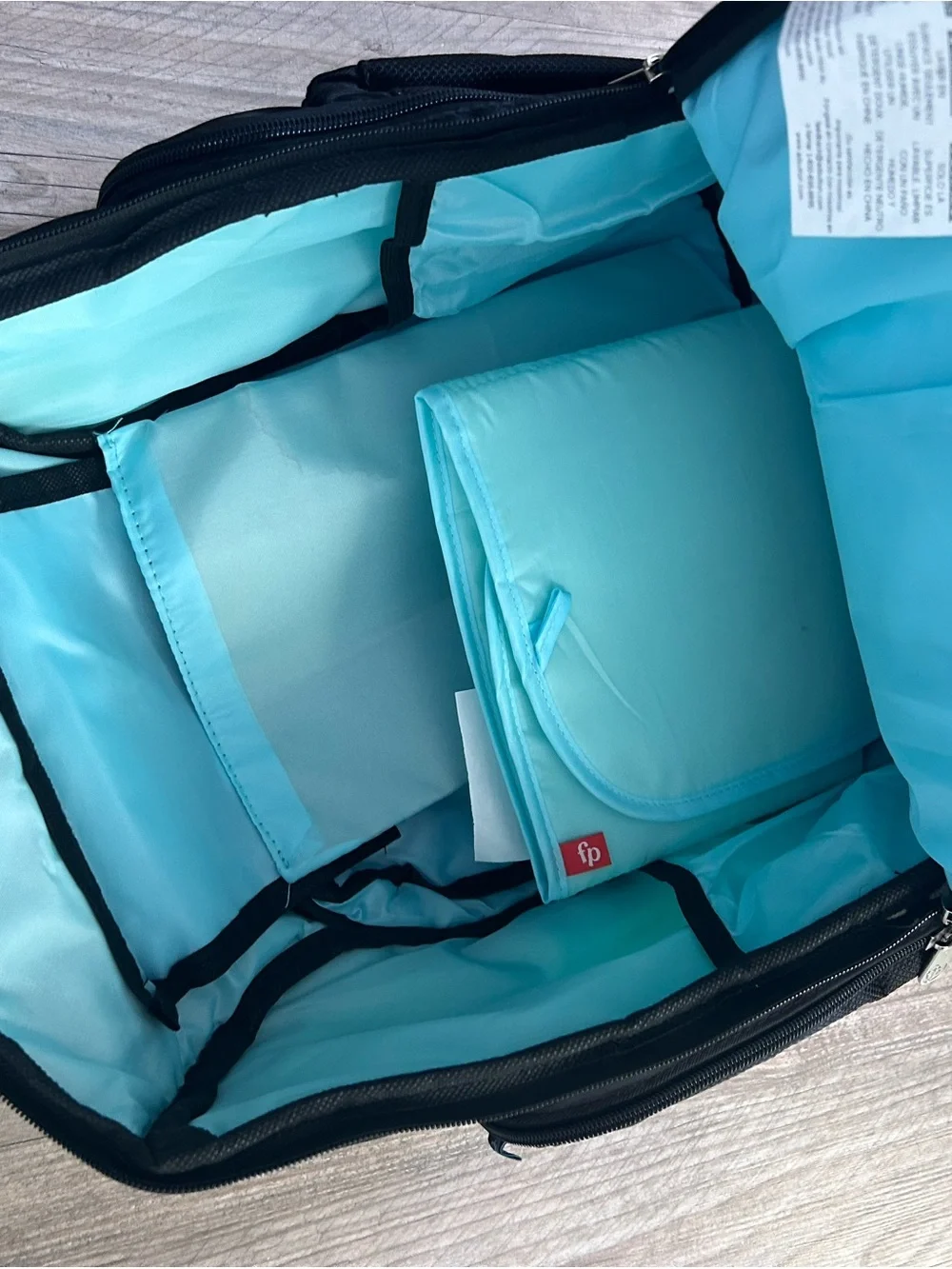 Fisher-Price Black Baby Diaper Backpack